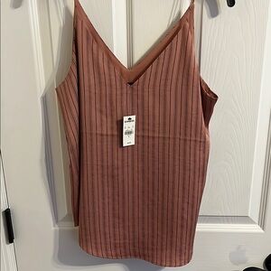 NWT Express Striped V-Neck Cami Top